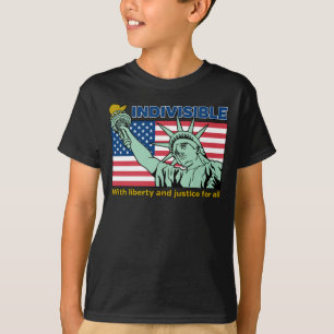 Patriottisch-Ondeelbaar-Vrijheid & Rechtvaardighei T-shirt