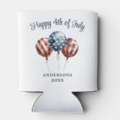 Patriottisch op 4 juli blikjeskoeler (Achterkant)