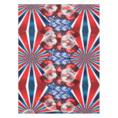 Patriottisch op 4 juli tafelkleed (Voorkant)