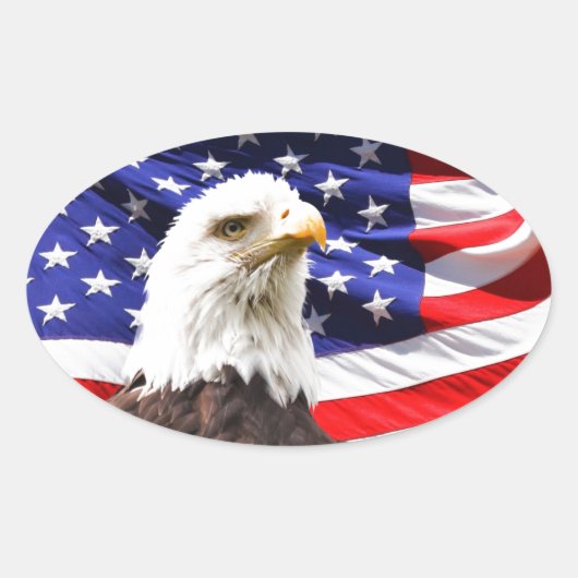 Patriottisch Ovale Sticker (Voorkant)