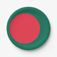 Patriottisch papieren bord met vlag van Bangladesh