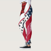 Patriottisch, patchwork leggings (Links)
