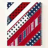 Patriottisch, patchwork notitieboek (Achterkant)