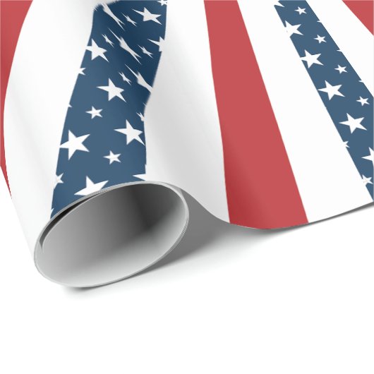 Patriottisch patroon cadeaupapier (Rol Hoek)