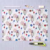 Patriottisch patroon tissuepapier (Craft)