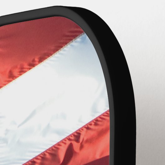 Patriottisch Pickleball Paddle (Links Detail)