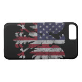 Patriottisch Pools-Amerikaanse adelschildwerelderf Case-Mate iPhone Case (Achterkant (Horizontaal))