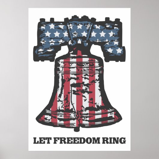  Patriottisch Poster - Amerikaanse Liberty Bell (Voorkant)