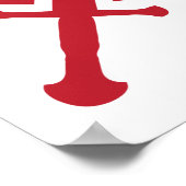  Patriottisch Poster - Gostelowe Flag (Hoek)