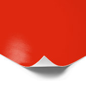 Patriottisch poster met Chinese vlag Perfect Poster (Hoek)