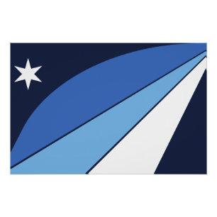 Patriottisch poster met vlag van Columbia, SC Perfect Poster