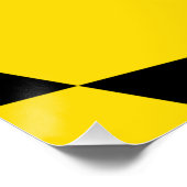 Patriottisch poster met vlag van München Perfect Poster (Hoek)