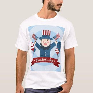 Patriottisch President Dag T-Shirt Design