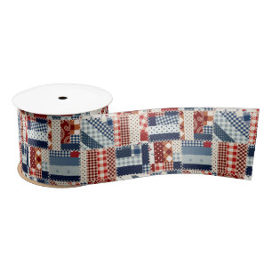 Patriottisch Quilt Ribbon Lint