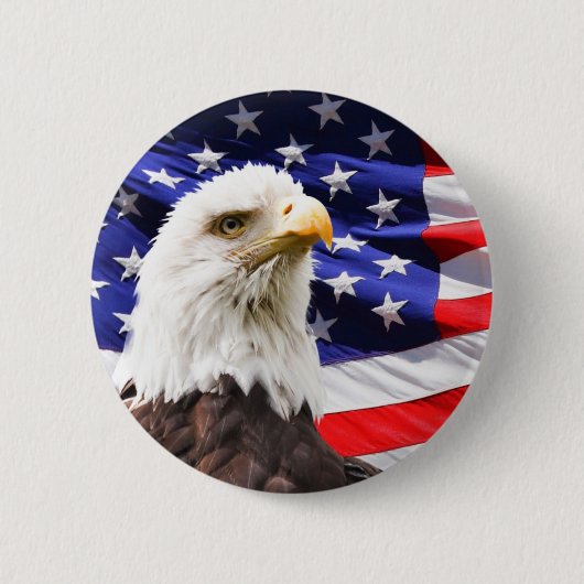 Patriottisch Ronde Button 5,7 Cm (Voorkant)