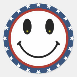 Patriottisch Ronde Sticker