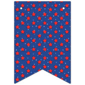 Patriottisch rood wit blauw 4 juli banner (Derde vlag)