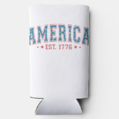 PATRIOTTISCH ROOD WIT BLAUW AMERIKA EST 1776 (Achterkant)