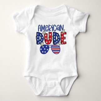 PATRIOTTISCH ROOD WIT BLAUW AMERIKAANS DUDE ROMPER