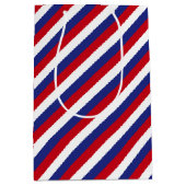 Patriottisch rood wit Blauw Diagnose Medium Cadeauzakje (Voorkant)