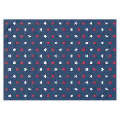 Patriottisch rood wit, donkerblauw stertonpatroon tafelkleed (Voorkant (Horizontaal))
