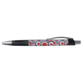 Patriottisch rood wit en blauw vuurwerk pen (Bovenkant)