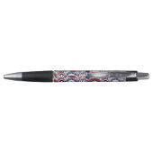 Patriottisch rood wit en blauw vuurwerk pen (Achterkant)
