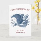  patriottisch schilderen Eagle USA Vlag pijlen Kaart (Gele Bloem)