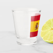 Patriottisch schot met vlag van Spanje Shot Glas (Links)