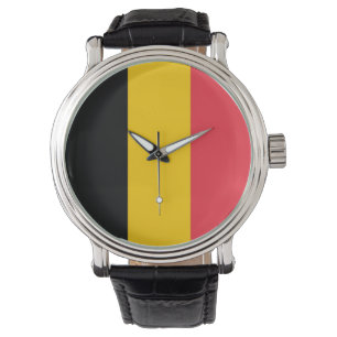 Patriottisch, speciaal horloge met vlag van België