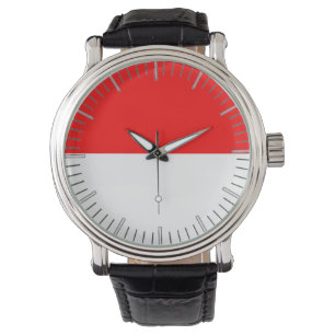 Patriottisch, speciaal horloge met vlag van Indone