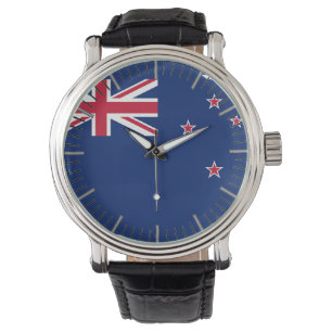 Patriottisch, speciaal horloge met vlag van Nieuw-