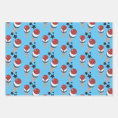 Patriottisch staart ijs inpakpapier vel (Voorkant 3)