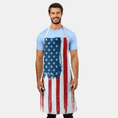 Patriottisch Stars & Stripes Schort (Gedragen)