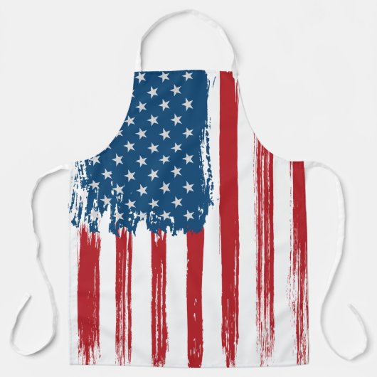 Patriottisch Stars & Stripes Schort (Voorkant)