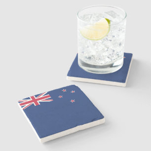 Patriottisch stenen onderzetter met de vlag van Ni