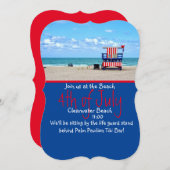 Patriottisch strand Patrol Kaart (Voorkant / Achterkant)