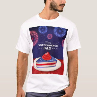 Patriottisch T-Shirt Design voor Onafhankelijkheid