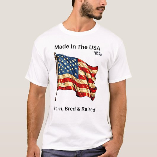 Patriottisch T-shirt met onafhankelijkheidsverklar (Voorkant)