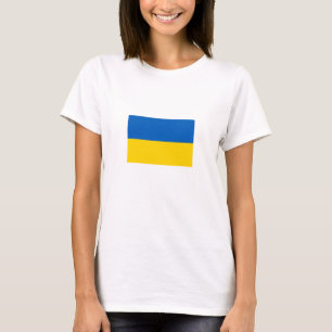 Patriottisch T-shirt met vlag van Oekraine