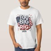 Patriottisch T-shirt te groot om Shirt te manipule (Voorkant)