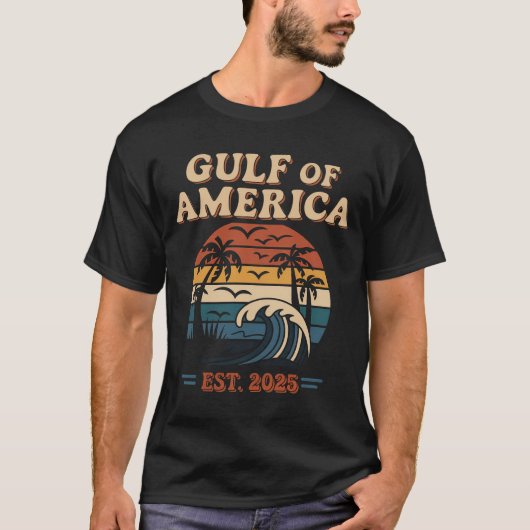 Patriottisch T-shirt voor de Golf van Amerika (Voorkant)