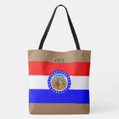 Patriottisch Tas Show me Love Missouri (Achterkant)