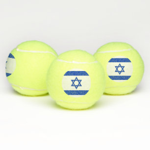 Patriottisch tennisbal met vlag van Israël Tennisballen