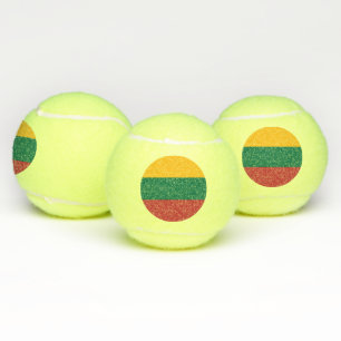 Patriottisch tennisbal met vlag van Litouwen Tennisballen
