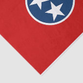 Patriottisch tissuepapier met vlag Tennessee (Detail)