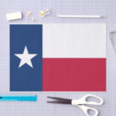 Patriottisch tissuepapier met vlag Texas, VS (Craft)