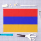 Patriottisch tissuepapier met vlag van Armenië (Craft)