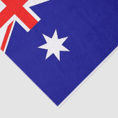 Patriottisch tissuepapier met vlag van Australië (Detail)