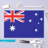 Patriottisch tissuepapier met vlag van Australië (Craft)
